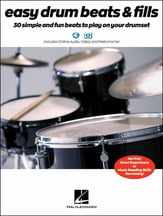 Easy Drum Beats & Fills Drum Set Method - book with online media and metronome cover